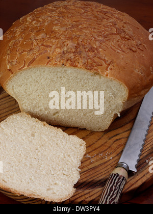 Hausgemachte Käse und Zwiebel Brot Stockfoto