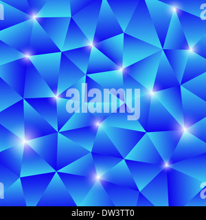 abstrakten geometrischen Hintergrund. Dreiecke auf farbigem Hintergrund Stockfoto