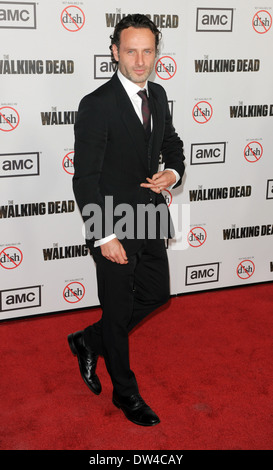 Andrew Lincoln 'Rick Grimes' Premiere von AMC ist "The Walking Dead" 3. Staffel - Ankünfte am Universal CityWalk Los Angeles, Kalifornien - 04.10.12 mit: Andrew Lincoln 'Rick Grimes' wenn: 4. Oktober 2012 Stockfoto