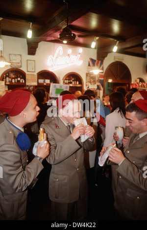 Luini die Panzerotti Shop Mailand, Italien. Stockfoto