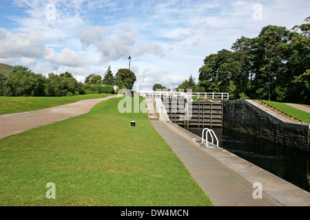 Neptunes Treppenhaus Schloss auf dem Caledonian Canal in der Nähe von Fort William in den westlichen Highlands von Schottland, Großbritannien Stockfoto