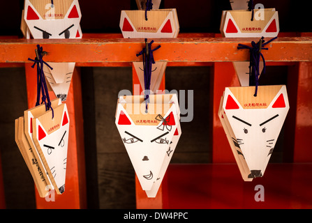 Details von fushimi Inari Taisha Shrine, Kyoto, Japan Stockfoto