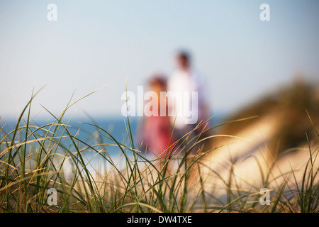 paar am Strand Stockfoto