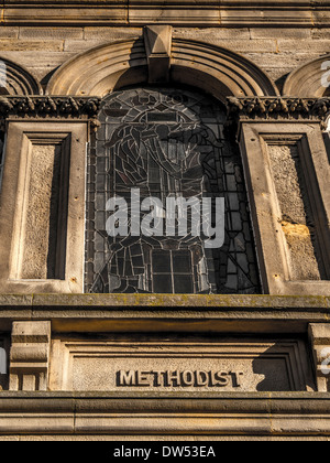 Captain Cook und Staithes Heritage Centre in alten Primitiven Methodist Kapelle, Staithes, UK. Stockfoto