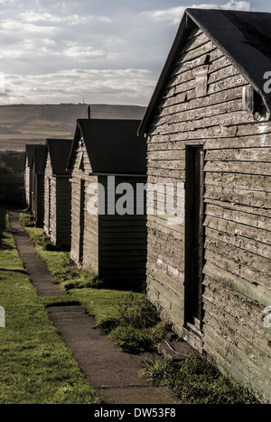 Kaserne der Armee des Ersten Weltkriegs. Staithes, North Yorkshire. VEREINIGTES KÖNIGREICH Stockfoto