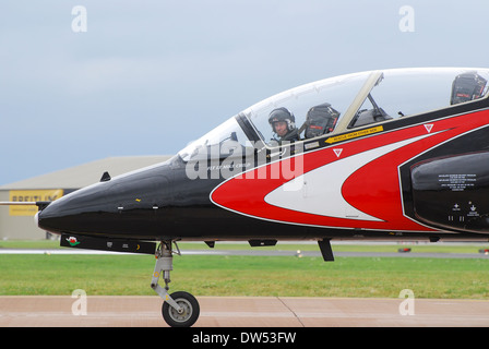 BAe Hawk T1 in 208 Squadron-Lackierung Stockfoto