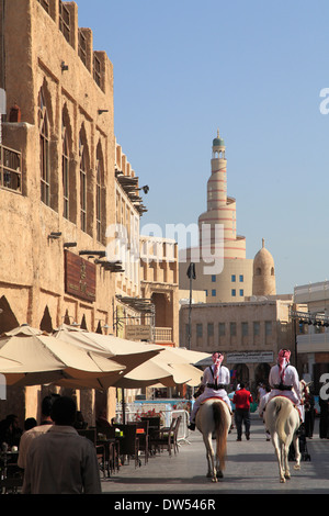 Katar, Doha, Souq Waqif, Fanar Islamic Center, Stockfoto