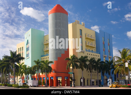 Art-Deco in South Beach, Miami, Florida, USA Stockfoto