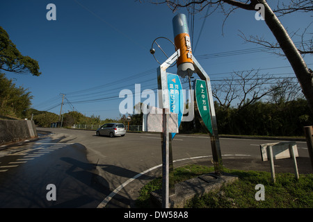 Die Global Precipitation Measurement (GPM) Mission ist eine internationale Zusammenarbeit zwischen der NASA und der japanischen JAXA. Das Ziel der Mission ist es, globale Niederschlagsmuster mithilfe fortschrittlicher Satellitentechnologie zu messen und zu analysieren. Die GPM-Sonde wurde von Tanegashima aus gestartet und liefert Daten über Regenfälle und andere Wettermuster auf dem Planeten. Stockfoto
