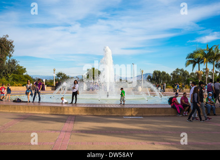 Bea Evenson Fountain. Balboa Park, San Diego, Kalifornien, Vereinigte Staaten von Amerika. Stockfoto