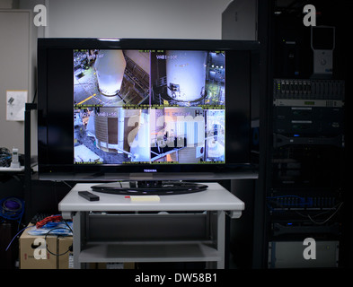 Die GPM-Mission, eine Zusammenarbeit zwischen NASA und JAXA, konzentriert sich auf die Messung globaler Niederschlagsmuster, um die Wettervorhersage zu verbessern. Die Mission wurde mit der H-IIA-Rakete vom Tanegashima Space Center in Japan gestartet. Stockfoto