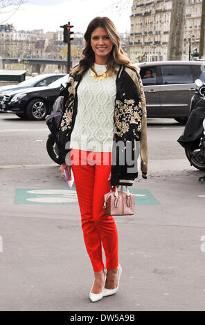 Helena Bordon Teilnahme an der Start-und Landebahn Dries Van Noten zeigen während der Paris Fashion Week in Paris - 26. Februar 2014 - Start-und Landebahn Manhattan/Celine Gaille Stockfoto