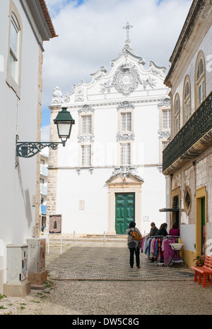 Die Kirche Nossa Senhora Rosário Olhão Algarve Portugal Europa Stockfoto