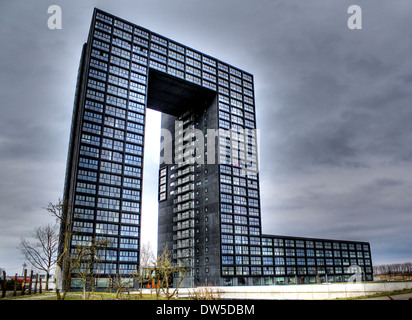 Moderne Architektur: Tasmantoren, Groningen, Niederlande Stockfoto