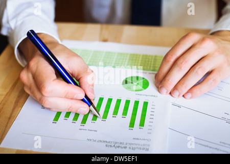 Büroalltag Stockfoto