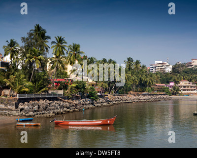 Indien, Goa, Panjim, Dona Paula und Vainguinim Strand Stockfoto