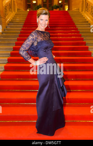 Wien, Österreich. 28. Februar 2014. Desiree TREICHL-STÜRGKH? der Wiener Opernball 2014 der gesellschaftliche Höhepunkt der Ballsaison in Wien in der Wiener Staatsoper auf Donnerstag, 27. Februar 2014 in Wien - Österreich-Credit: Dpa picture-Alliance/Alamy Live News Stockfoto