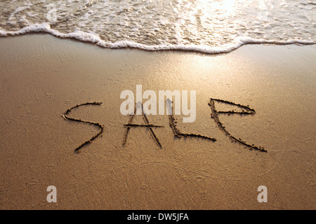 Ausverkauf Stockfoto