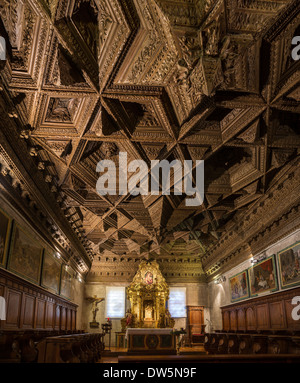 Innere der Capilla Honda in der Kathedrale von Cuenca. Cuenca, Castilla-La Mancha, Spanien Stockfoto