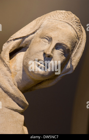 Europa, Italien, Toskana, Siena, Museum Opera Metropolitana, Maria di Mose von Giovanni Pisano Stockfoto