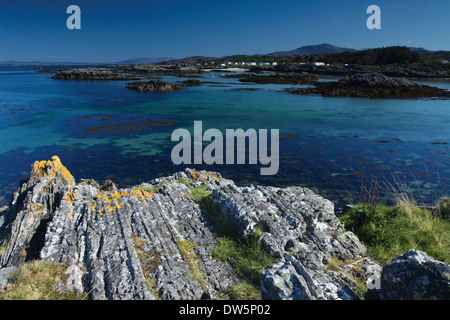 Portnaluchaig in der Nähe von Arisaig, Lochaber Stockfoto