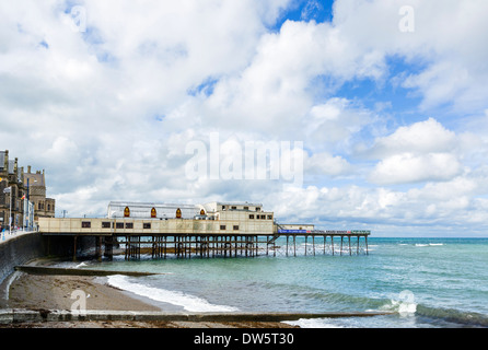 Die königlichen Pier in Ceredigion, Wales, Aberystwyth, Großbritannien Stockfoto