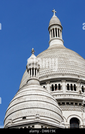 Details der Sacre Coeur in Paris Stockfoto