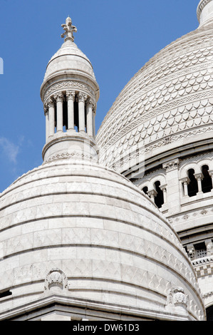 Details der Sacre Coeur in Paris Stockfoto