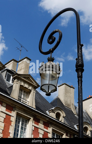 Gebäude in Place des Vosges, Paris Stockfoto