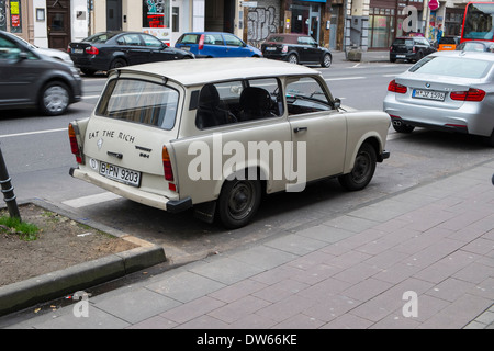 alte Vintage Trabant Trabi Kombi wagen Stockfoto