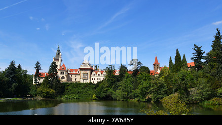 Schloss Pruhonice, Tschechische Republik Stockfoto