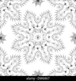 Nahtloser floraler Hintergrund. Vintage orientalische Muster Stockfoto