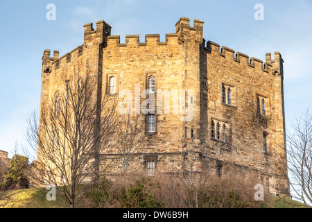 Der Bergfried, Durham Castle, Durham, County Durham, England Stockfoto