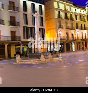 Aragon Teruel Plaza el Torico in Carlos Castel Platz von Spanien Stockfoto