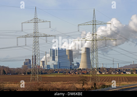 Braunkohle-Kraftwerke Deutschland Stockfoto