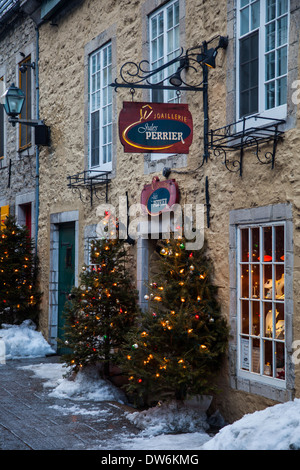 Juwelier auf der rue Petit Champlain in der alten Stadt, Quebec, Kanada Stockfoto