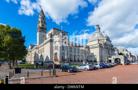 City Hall, Cardiff, South Glamorgan, Wales, UK Stockfoto