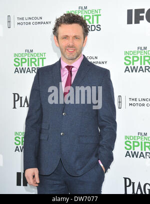 Los Angeles, Kalifornien, USA. 1. März 2014.  Michael Sheen Teilnahme an 2014 Film Independent Spirit Awards statt an den Strand von Santa Monica in Santa Monica, Kalifornien am 1. März 2014. 2014 (Kredit-Bild: © D. Long/Globe Photos/ZUMAPRESS.com) Credit: ZUMA Press, Inc./Alamy Live News Stockfoto