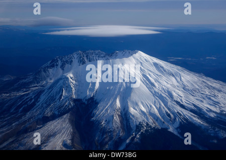 Luftaufnahme des Mt. St. Helens, Washington. Stockfoto