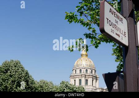 Les Invalides. Paris Stockfoto