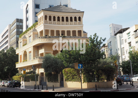 Restaurierte Bauhausgebäude in Tel Aviv Israel Stockfoto