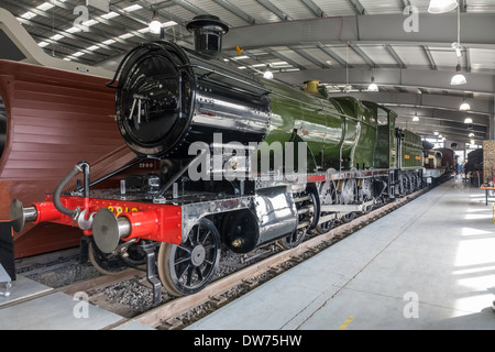 Great Western Railway Nr. 2818 Schwergut Dampf Lok Motor gebaut 1905 auf Anzeige im Museum in Shildon Durham UK Stockfoto