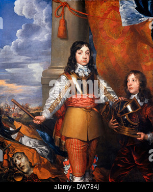William Dobson, Charles II, 1630-1685. König der Schotten 1649-1685. König von England und Irland 1660-1685 1642 Öl auf Leinwand. Stockfoto