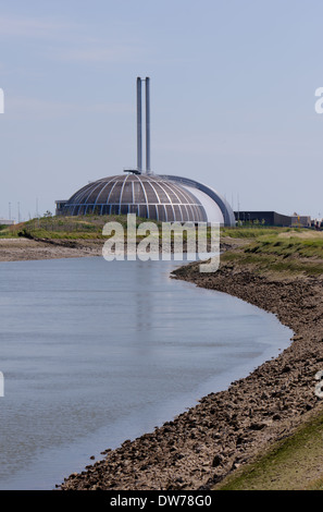 Newhaven Nachverbrennungsanlage Stockfoto