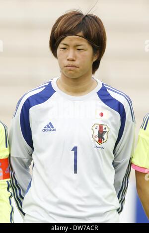 La Manga, Spanien. 1. März 2014. Rei Takenaka (JPN) Football / Soccer: "La Manga Cup Frauen unter 23 nationalen Team-Turnier" match zwischen u-23-Japan 0-1 u-23-USA im La Manga Club Professional Football Centre in La Manga, Spanien. © AFLO/Alamy Live-Nachrichten Stockfoto