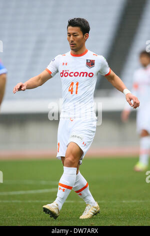 Nissan Stadium, Kanagawa, Japan. 2. März 2014. Akihiro Ienaga (Ardija), 2. März 2014 - Fußball /Soccer: 2014 J.LEAGUE Division 1 zwischen Yokohama F Marinos 2-0 Omiya Ardija Nissan Stadium, Kanagawa, Japan. © YUTAKA/AFLO SPORT/Alamy Live-Nachrichten Stockfoto