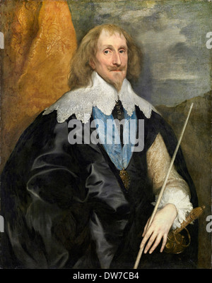 Anthony van Dyck, Philip Herbert, 4. Earl of Pembroke. Ca. 1634. Öl auf Leinwand. National Gallery of Victoria, Australien. Stockfoto