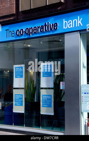 Co-Operative Bank, Cardiff City Centre Wales. Stockfoto