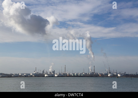 Der Blick über das Wasser aus southhampton netley Hampshire Stockfoto