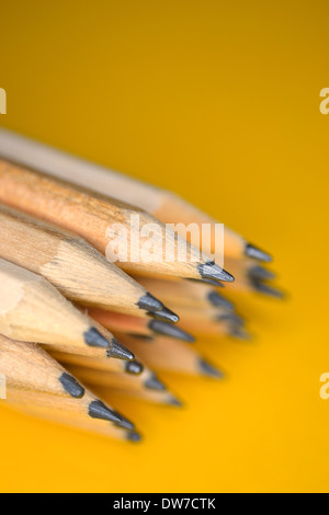 Holzbleistifte, Stillleben Stockfoto